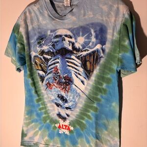 Alta Tie-Dye skier t-shirt Grateful Dead
